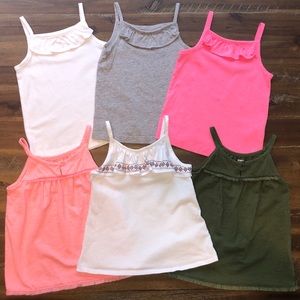 Girls 3T Bundle: Carter/Oshkosh Tank Tops